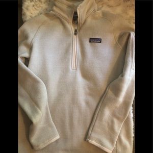 Patagonia Zipped Pullover Cream | Oatmeal Color
